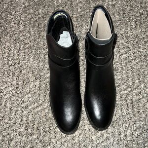 Cole Haan Women's Wylie Bootie 45MM Boot, Water Resistant Black Size. 21
